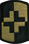 4th Medical Brigade OCP Scorpion Shoulder Patch